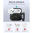 thumbnail image 2 of Funda ESR HaloLock Cyber Series para AirPods 4 con MagSafe Black, 2 of 9