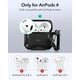 thumbnail image 2 of Funda ESR HaloLock Cyber Series para AirPods 4 con MagSafe Black, 2 of 9