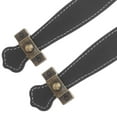 thumbnail image 3 of Houderco 2Ud Manijas PU Para Puertas Y Cajones Con Vintage En Cuero Negro Resistente, 3 of 7