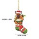 thumbnail image 2 of Puntoco Medias Navideñas Acrílicas Con Placas Para Perros, Decoración B, Decoración Del Hogar, 2 of 4