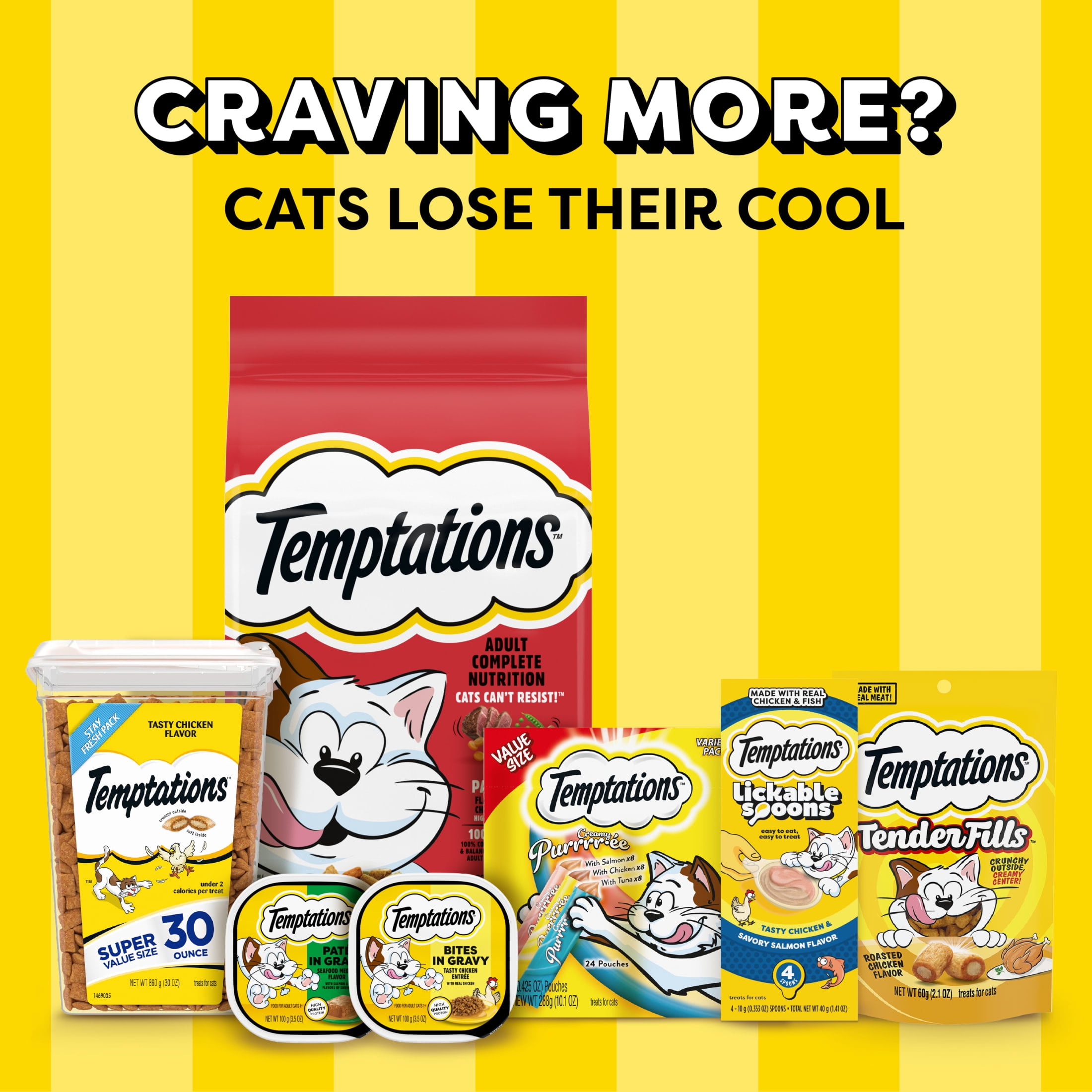 Temptations Tempting Tuna And Chicken Flavor Dry Cat Food, 3.15 Lb Bag