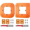thumbnail image 5 of R10-R50 Multifunctional Round Corner Radius Tools, Router Templates, Woodworking Clip Positioning Tool, 2 Pieces, 5 of 5