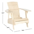 thumbnail image 5 of Safavieh Mopani Outdoor Patio Adirondack Chair - Off White, 5 of 6