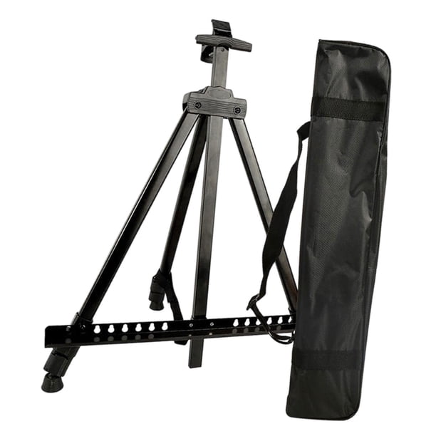 Caballete de exhibición con trípode, caballete plegable con bolsa de almacenamiento, trípode de lona para pintura, caballete para carteles de pie para