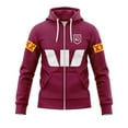 thumbnail image 2 of 2024  QLD Maroons QLO Mens Hoodies Home/Training  Jacket RUGBY JERSEY, 2 of 7