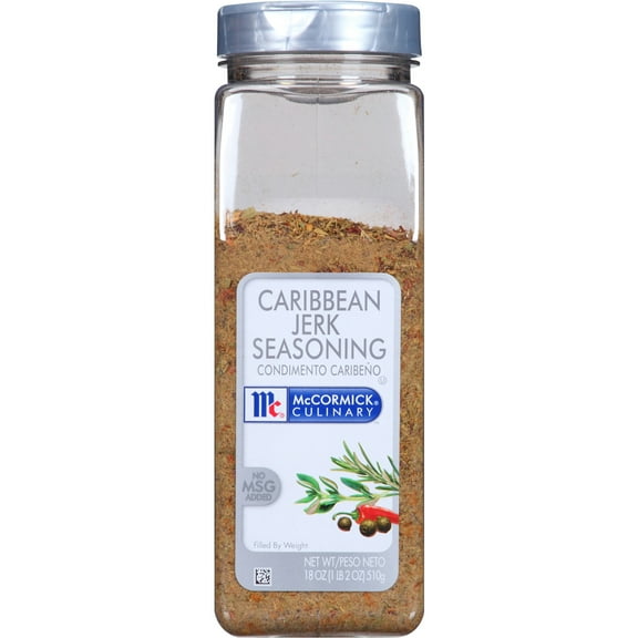 McCormick Culinary Kosher Caribbean Jerk Seasoning, 18.0 oz Bottle