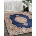 thumbnail image 2 of Ahgly Company Indoor Square Traditional Tan Brown Medallion Area Rugs, 5' Square, 2 of 6