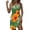 Light Green, variant on Womens Summer Dresses Tropical Print Sleeveless Sun Dresses Cozy Round Neck Tunic Swimsuit Beach Mini Dress 2026 Spring Blue 2XL