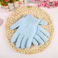 thumbnail image 4 of AWZXDE Exfoliating Back Bath Gloves for Scrubbing and Massage Five-Finger Design for Spa and Skin Care Blue,One Size, 4 of 6