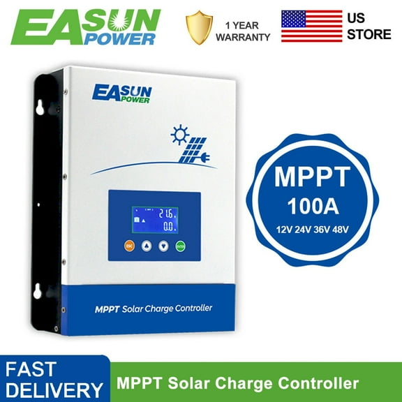 MPPT Charge Controller 100A Battery Regulator 12V/24V/48V Charger Solar 150V PV
