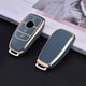 thumbnail image 4 of Funda para llave de coche adecuada para Mercedes Benz, funda para llave para Clase E Clase S Funda protectora de TPU (Golden Edge Grey), 4 of 7