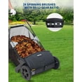 thumbnail image 2 of 21-In Manual Push Lawn Sweeper with 3.5 Cu. Ft. Hopper Bag, Adjustable Height and Foldable Storage, 2 of 7