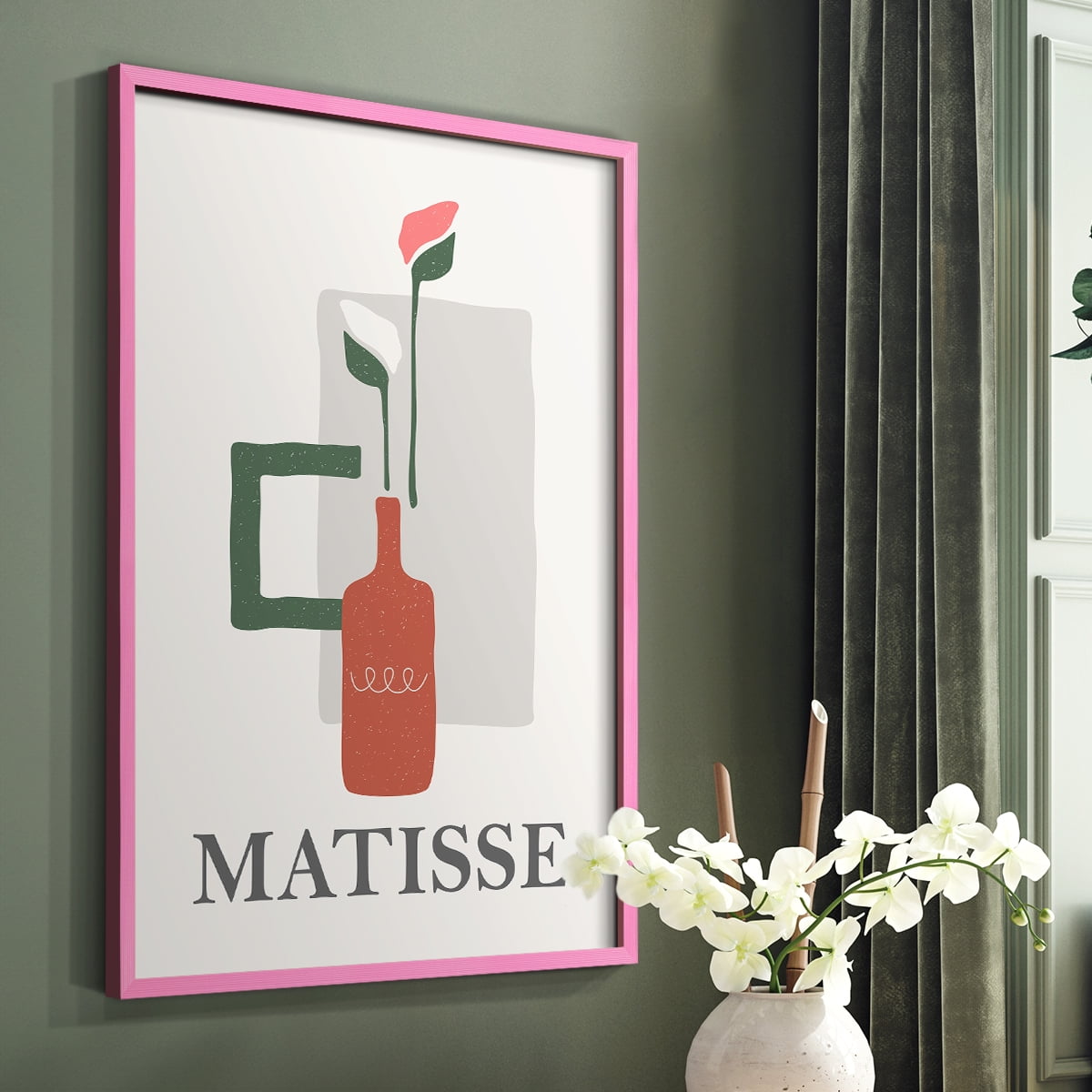 Matisse CCLXX in Solid Wood 8 x 10 Framed Print