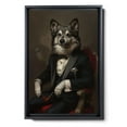 thumbnail image 2 of Hudo Finnish Lapphund Painting Gentleman Style on Canvas, Finnish Lapphund Vintage Costume Style Animals Posters For Home Decorations, Living Room, Bathroom Decor, 2 of 5