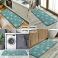 thumbnail image 6 of Blue Christmas Snowflake and Star Pattern Kitchen Rug Mat,Kitchen Runner Rugs Non Skid Washable,Decorative Kitchen Floor Mats for Kitchen,Sink,Laundry,17"x47.2", 6 of 7