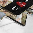thumbnail image 6 of Custom Blanket with Photos Text Customized Blanket Personalized Flannel Throw Blankets for Adult Kid Birthday Christmas Halloween Fathers Mothers Valentines Day Gift 40x30inch, 6 of 6