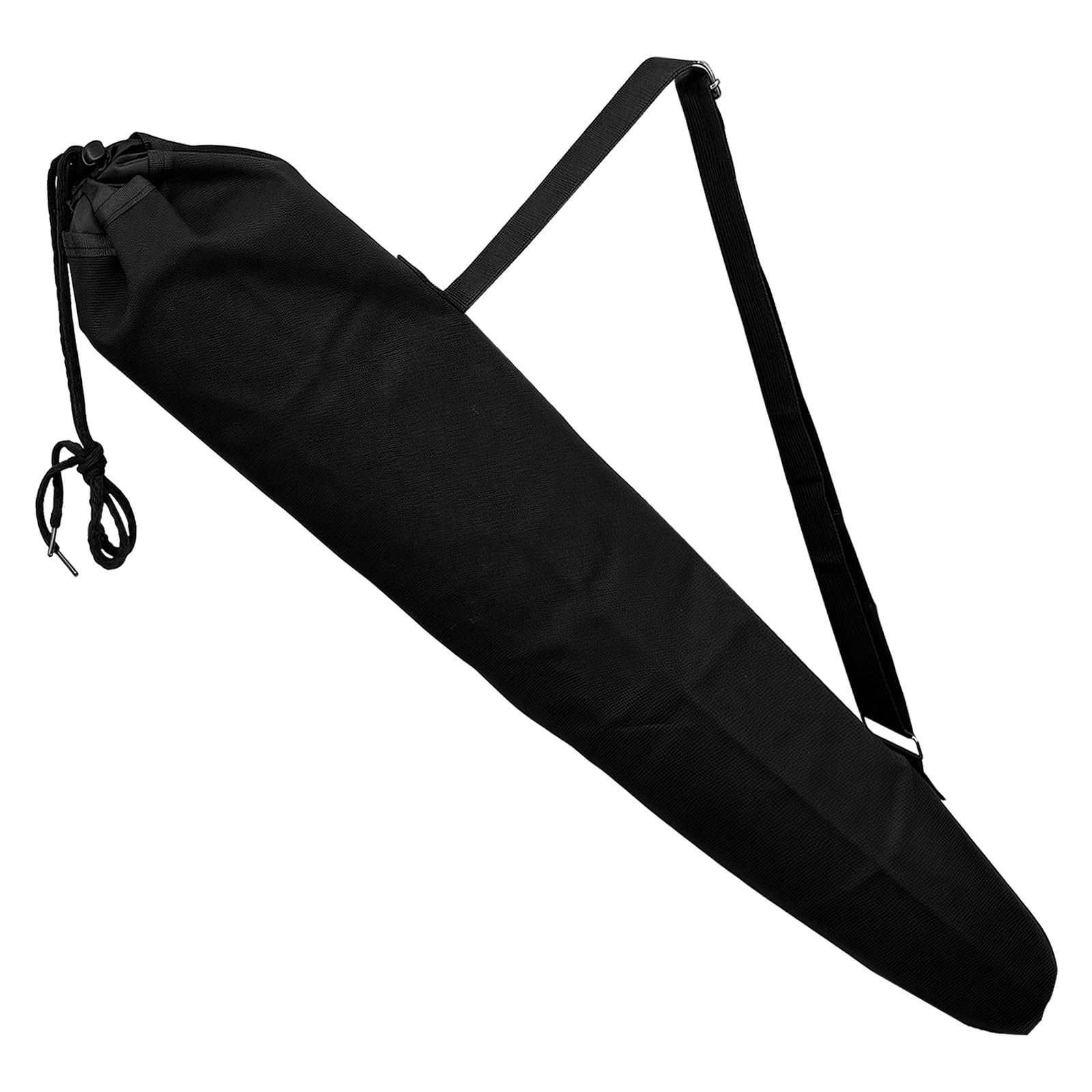 Fishing Rod Bag Portable Pole Case for Gear Storage 31.4 x 7.4 x 0.4 Inch