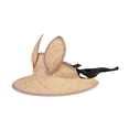 thumbnail image 2 of Almencla Kids Sun Hat Breathable Lovely Straw Hat for Travel Beach Picnic Camping Outdoor Brown, 2 of 8