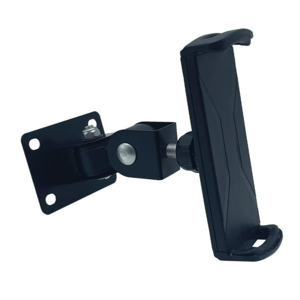 Soporte de pared para tableta, rotación de 360 degree, cocina, fácil instalación, sala de estar, ahorra espacio, práctico ángulo ajustable, resistente Abrazadera común
