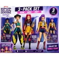 thumbnail image 2 of Mattel KPop Demon Hunters HUNTR/X Rumi Mira & Zoey How It’s Done Fashion Doll 3-Pack Set, 2 of 6