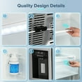 thumbnail image 6 of LHRIVER 21 Cu.ft. French Door Refrigerator, Built-in Ice Maker and Water Dispenser, Automatic Defrosting, Stainless Steel, 6 of 9