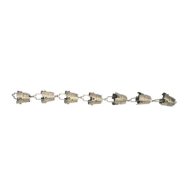 Gutter Rain Chain, 7 Cups Decorative Rain Chain Antique Bronze Tripod for Home