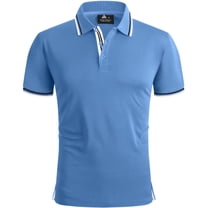 Geeksport Men's Polo Shirts Short Sleeve Performance Moisture Wicking Athletic Casual Collared Sports Golf T-Shirts