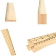 thumbnail image 2 of ACDANC 10 Pack Wooden Ruler 12 Inch Rulers Bulk Wood Measuring Ruler Office Ruler, 2 of 4