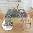 thumbnail image 2 of BANET  Square  Tablecloth, Spring Nottingham Garden, Wrinkle and Stain Resistant Fabric Floral Table Cloth, Multicolor 36*36, 2 of 8