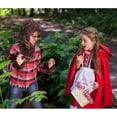 thumbnail image 6 of Kids Deluxe Little Red Riding Hood Costume Girls, Fairytale Halloween Dress Outfit, Storybook Character Costumes XX-Large, 6 of 9