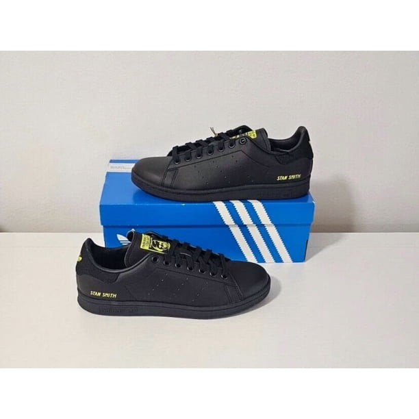 Ad-id-as Stan Smith 'BLACK SEMI SOLAR YELLOW' Men's Shoes Size 8 H00326