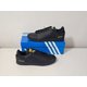 thumbnail image 1 of Ad-id-as Stan Smith 'BLACK SEMI SOLAR YELLOW' Men's Shoes Size 8 H00326, 1 of 6