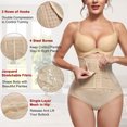 thumbnail image 3 of Lilvigor Waist Trainer for Women Seamless Butt Lifter Panty High-Waist Double Tummy Control Shapewear Postpartum Repair Panties, 3 of 7