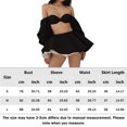 thumbnail image 2 of Falda Top corto para mujer + Mini falda Conjuntos de falda corta de verano Ropa de club de moda (Negro M) Kuymtek Negro T M para Mujer, 2 of 9