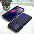 thumbnail image 6 of ELEHOLD for Motorola Moto G Power (2025) Rugged Protective Case Multi Layer Shockproof Hidden Kickstand Hybrid Silicone Hard PC Cover for Motorola Moto G  Power (2025),Darkblue+Royalblue, 6 of 7