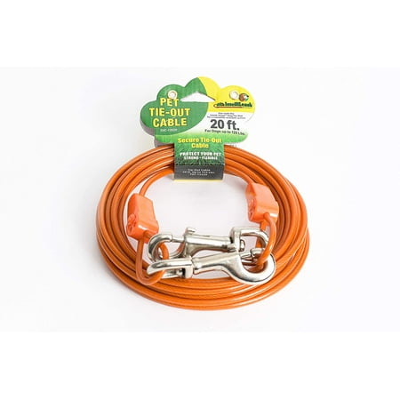 UPC: 0855198007214 | IntelliLeash Products Tie-Out Cable for Dogs. Multiple Sizes and Weight Ratings Available for Small Medium and Large Sized Dogs up to 250 Pounds.