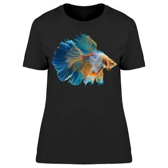 Colorful Elegant Siam Betta T-Shirt Women -Image by Shutterstock, Female Large