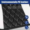 thumbnail image 2 of Wisewang Pu Leather Center Console Cover Comfortable And Wear-Resistant For Car Armrest Easy Installation White, 2 of 6