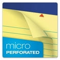 thumbnail image 4 of "Perforated Writing Pads, Wide/legal Rule, 50 Canary-Yellow 8.5 X 11.75 Sheets, Dozen | Bundle of 2 Dozen", 4 of 4