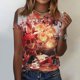 thumbnail image 1 of Hazbin Hotel Camiseta Manga Corta Cuello Redondo Estampada Moda Casual Mujer Dorado/XL, 1 of 5