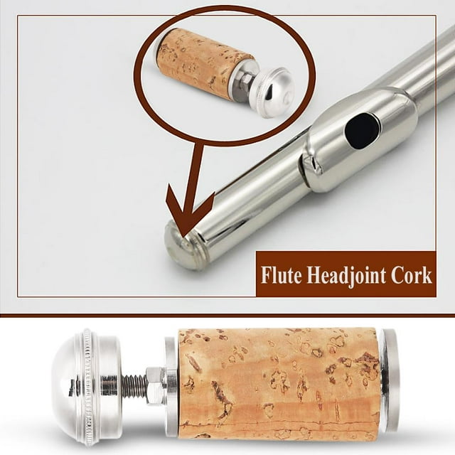 Rdeghly Joint de Flûte Bouchon en Liège et Couronne Pièces de Réparation pour Flûtes Instrument de Musique, Accessoires pour Instruments, Flûte Liège