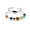 White, variant on Jewelry Women's Solar System Natural Stone Beaded Adjustable Bracelet