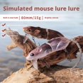 thumbnail image 2 of ZOUBAOQ ABS Carbon Steel 8cm Bionic Lure Mouse Bait - Realistic Movement, Stable Flight, Flexible Twisting, Sinking Design, 2 of 8