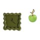 thumbnail image 1 of Reloj de pared cuadrado silencioso, adorno, estatua de simulación, obra de arte, figura de cerámica, escultura de fruta para baño, , estu, 1 of 8