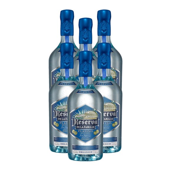Pack De 6 Tequila Reserva De La Familia Platino 750 Ml