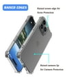 thumbnail image 6 of iPhone 15 Case,Shockproof Rugged Full Protection Soft TPU Bumper Clear Case Shell Ultra-Thin Slim Fit Flexible Rubber Anti-Scratch Protective Phone Cover For iPhone 15 (6.1"), Clear Clitter, 6 of 7