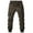 AB410 Coffee, variant on Women Comfort Fit Taper Leg Cargo Pants Solid Color High Waisted Button Trousers With Pockets Ladies Sport Athletic Hiking Pants Black Size 29