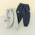 thumbnail image 5 of YTDSCS Toddler Kids Spring Fall Sweatpants Active Pants for Boys,Elastic Waist Spring Fall Trousers Baby Fleece Comfortable Casual Jogger Pants for 1-7Years, 5 of 8