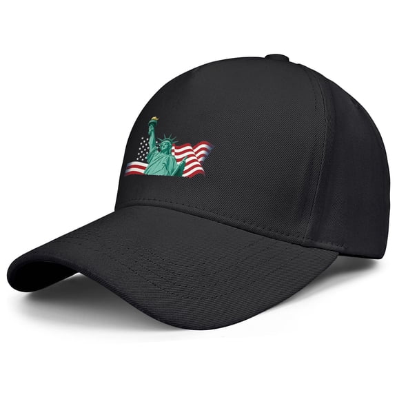 250 Years America Anniversary Black Baseball Hat with Printed Celebration Theme and Adjustable Fit for Patriotic Outdoor Wear