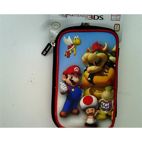 Nintendo 3DS XL Game Traveler Storage Case, Mario + Bowser